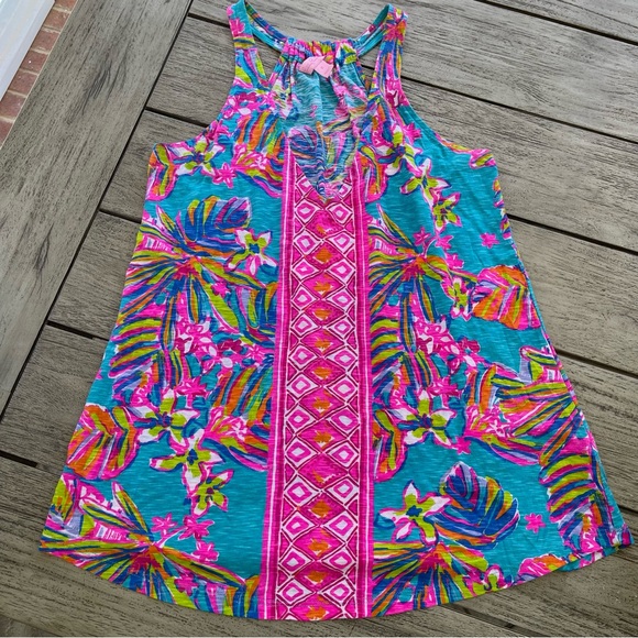 Lilly Pulitzer Minka Trapeze Tank Top Womens Size Small - Picture 1 of 7